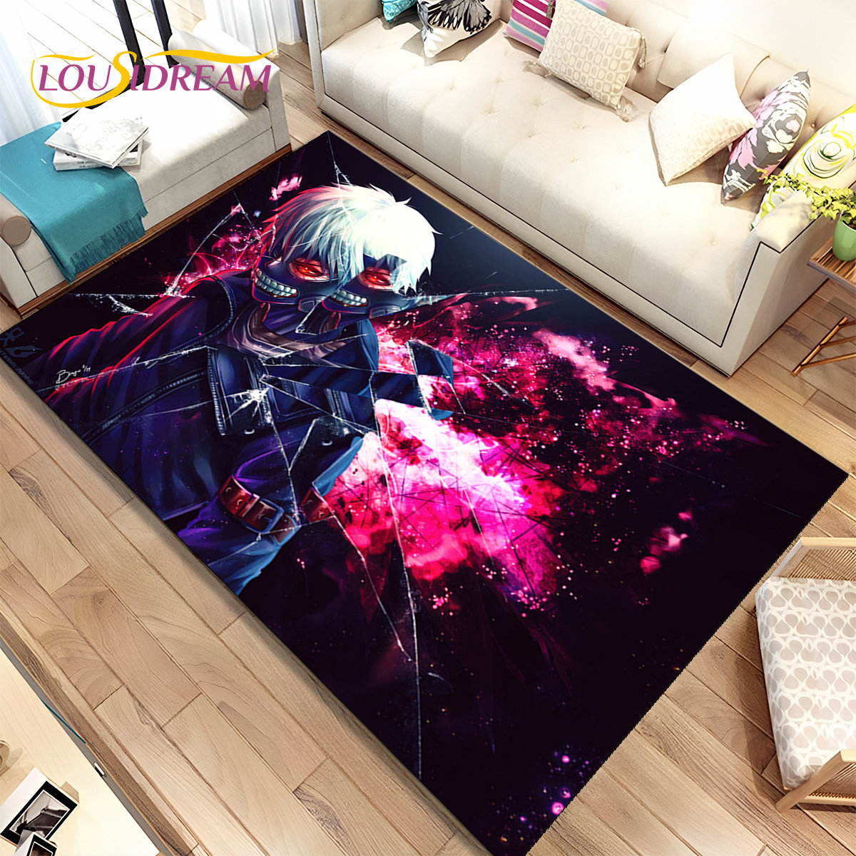 Kids Outdoor Area - Japan Anime Tokyo Ghoul Cartoon-Teppich, Teppich