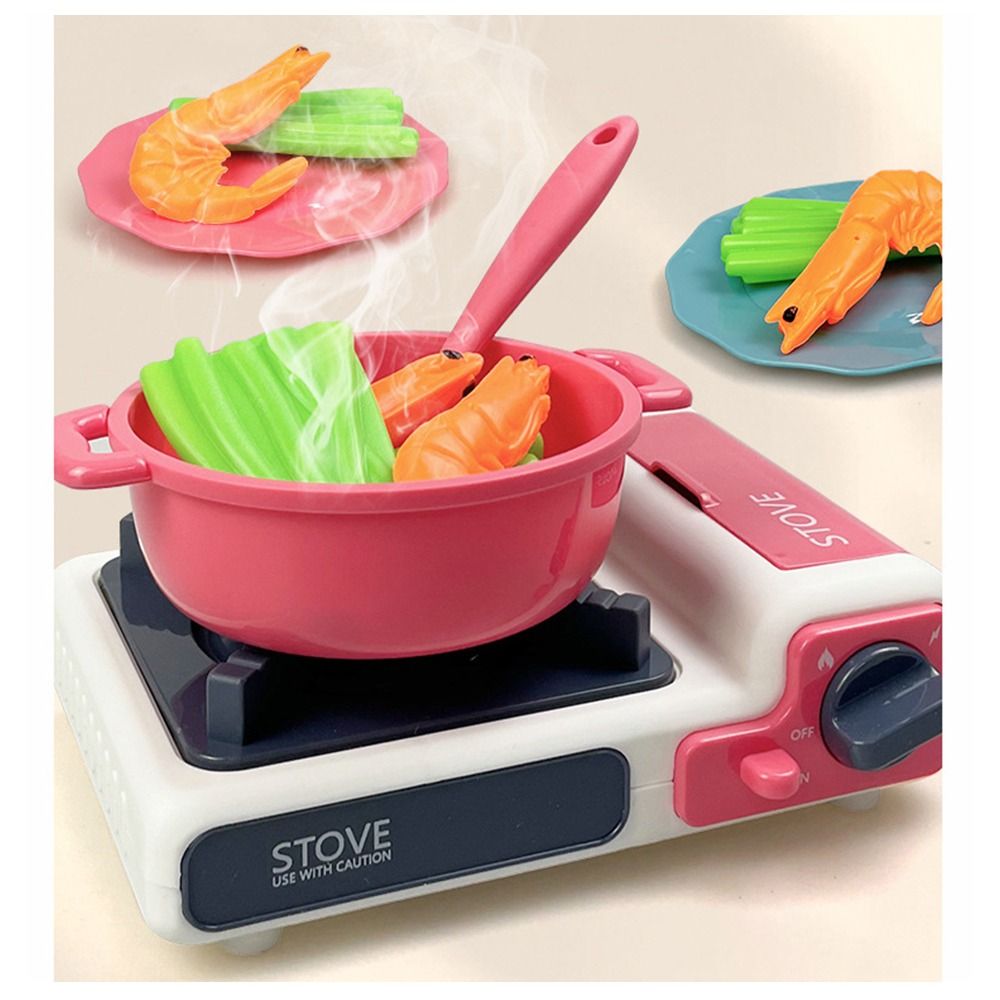 Kids Outdoor Kitchen Accessories - Kreatives Mehrfarbiges Kochspielset Mikrowelle Plastik Spielhaus