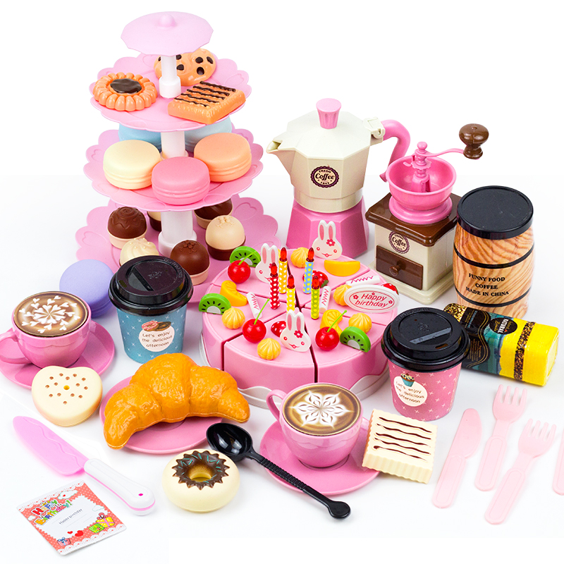 Kids Outdoor Kitchen Accessories - Kinder Spielzeug Lebensmittel Tee-Set Modell Mädchen