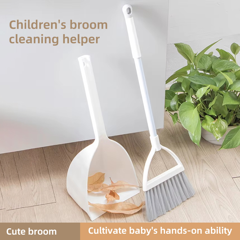 Kids Outdoor Broom - Besen- und Kehrschaufel-Set für Zuhause, Küche,