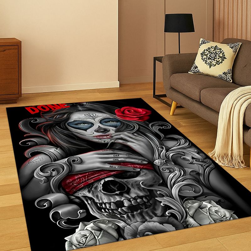 Gotischer Totenkopf-Teppich mi – Kids Outdoor Area Bewertung und Preis