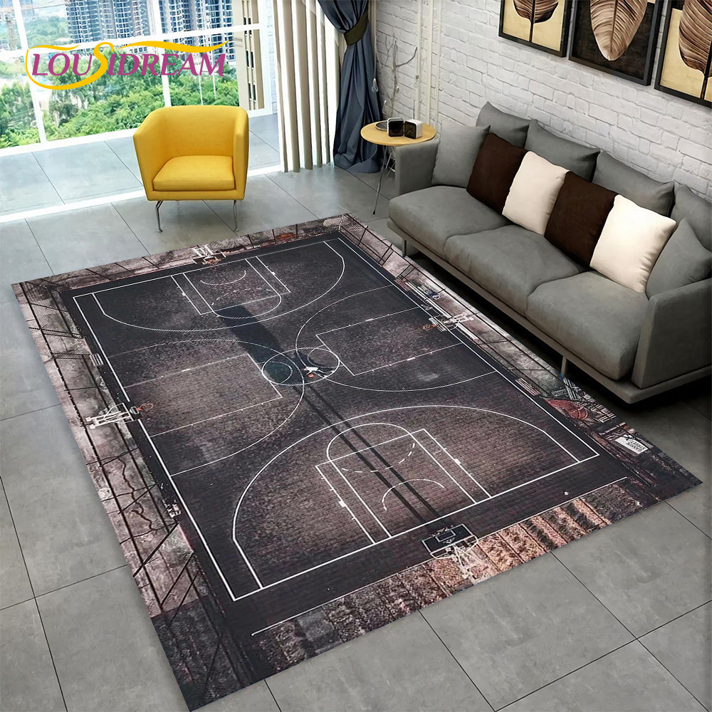 3D Basketball Cour Cartoon Ber – Kids Outdoor Area Bewertung und Preis